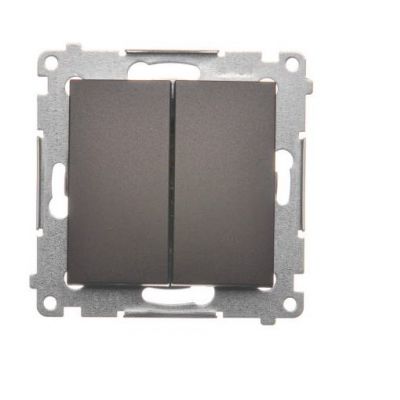 Simon 54 Łącznik świecznikowy 10A 250V szybkozłączka brąz mat DW5.01/46 KONTAKT (DW5.01/46)